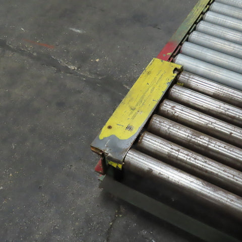 87-1/2" W x 78" L Heavy Duty Gravity Pallet Case Conveyor Section 2.5"OD 83" BF