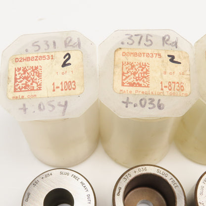 Mate Precision Tooling Misc. Round Turret Dies .781 .531 .375 .312 + Tol Lot/4