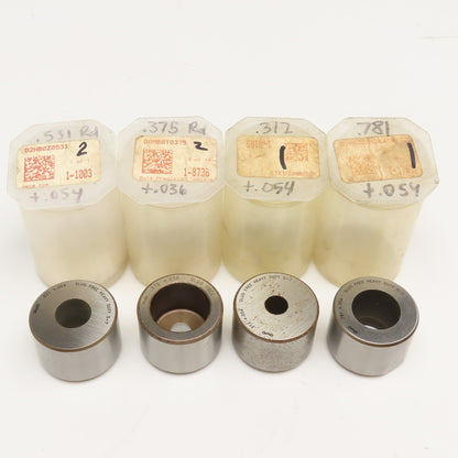 Mate Precision Tooling Misc. Round Turret Dies .781 .531 .375 .312 + Tol Lot/4