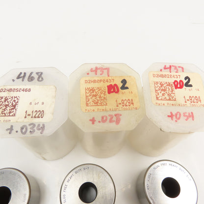 Mate Precision Tooling Misc. Round Turret Dies .437 .437 .468 + Tol Lot/3