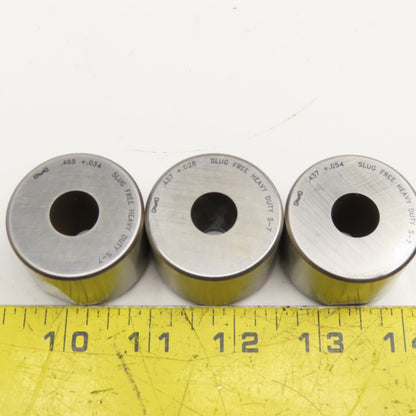 Mate Precision Tooling Misc. Round Turret Dies .437 .437 .468 + Tol Lot/3
