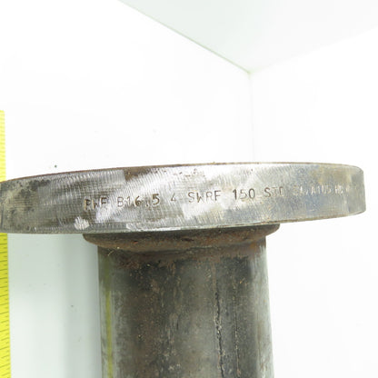 4" Raised Face Flange 8-Bolt Cast Iron Coupling Pipe Adapter 17-3/4" OAL