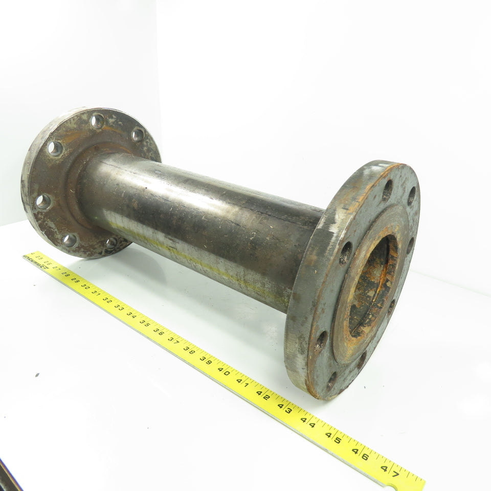 4" Raised Face Flange 8-Bolt Cast Iron Coupling Pipe Adapter 17-3/4" OAL