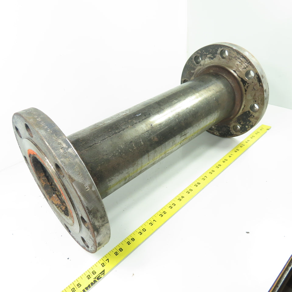 4" Raised Face Flange 8-Bolt Cast Iron Coupling Pipe Adapter 17-3/4" OAL