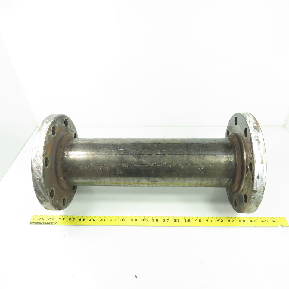 4" Raised Face Flange 8-Bolt Cast Iron Coupling Pipe Adapter 17-3/4" OAL