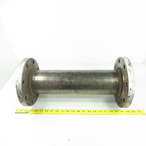 4" Raised Face Flange 8-Bolt Cast Iron Coupling Pipe Adapter 17-3/4" OAL