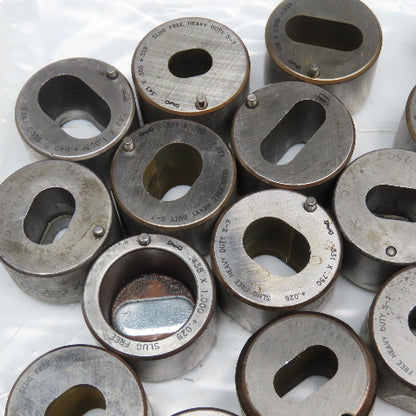 Mate Large Misc. Turret Dies Used Oval Oblong Obround Lot Of 15lbs.