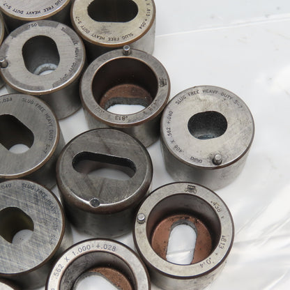 Mate Large Misc. Turret Dies Used Oval Oblong Obround Lot Of 15lbs.