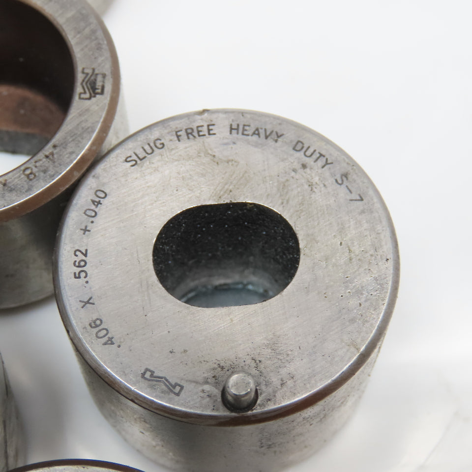 Mate Large Misc. Turret Dies Used Oval Oblong Obround Lot Of 15lbs.