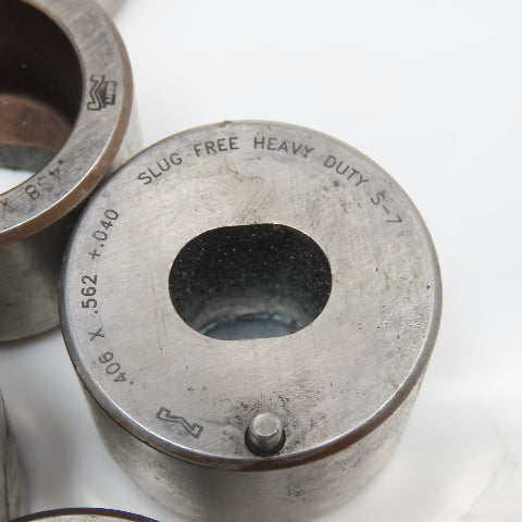 Mate Large Misc. Turret Dies Used Oval Oblong Obround Lot Of 15lbs.