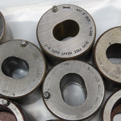 Mate Large Misc. Turret Dies Used Oval Oblong Obround Lot Of 15lbs.