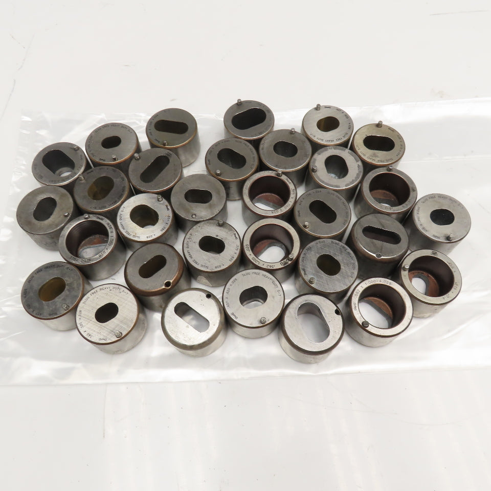 Mate Large Misc. Turret Dies Used Oval Oblong Obround Lot Of 15lbs.