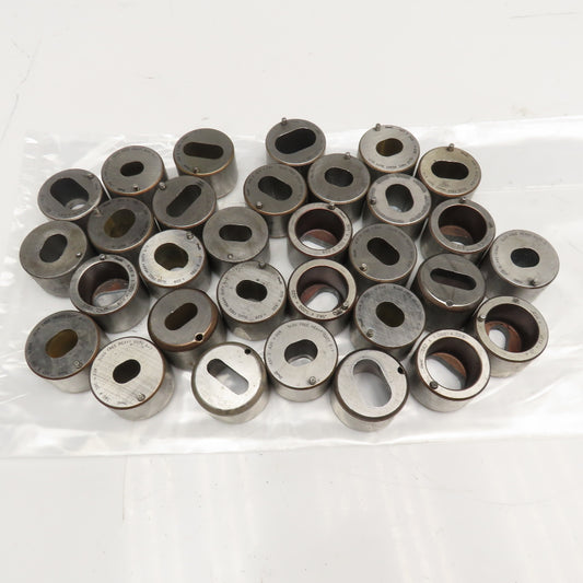 Mate Large Misc. Turret Dies Used Oval Oblong Obround Lot Of 15lbs.