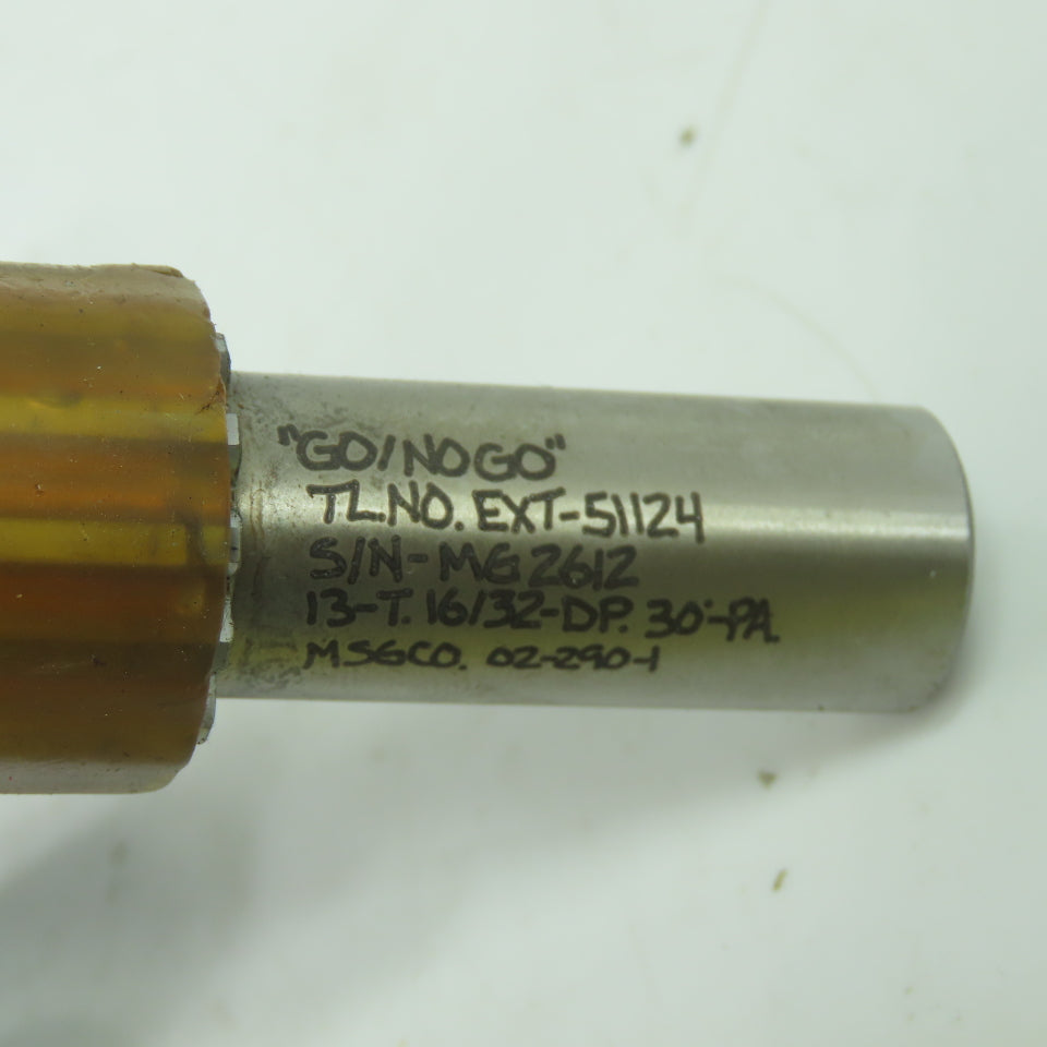 MSGCO Spline Plug Gauge 7-1/8" OAL Lot Of 4