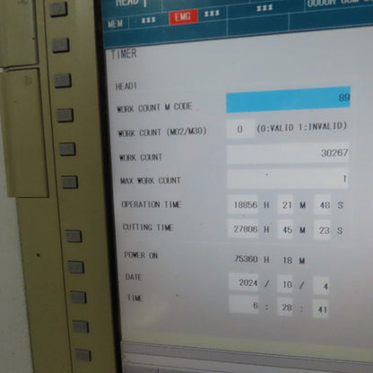 Mori Seiki NT1000/WZM 5-Axis CNC Mill-Turn Chip Blaster (Needs Spindle Rebuild)