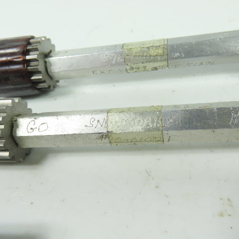 Spline Plug Gauge EXT Model Go/No Go Snowmobile Lot Of 3