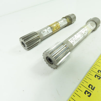 Spline Plug Gauge EYT-53221 EYT-53222 Go/No Go 5-7/8" OAL Lot Of 2