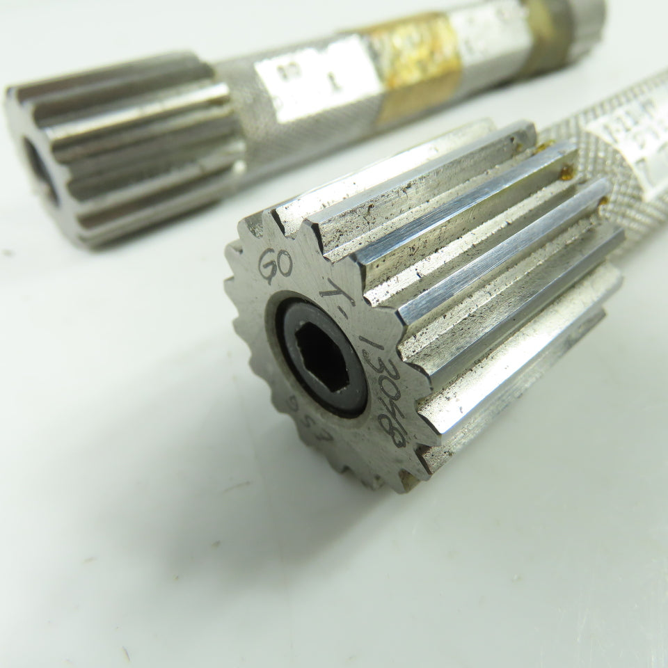 Spline Plug Gauge EYT-53221 EYT-53222 Go/No Go 5-7/8" OAL Lot Of 2