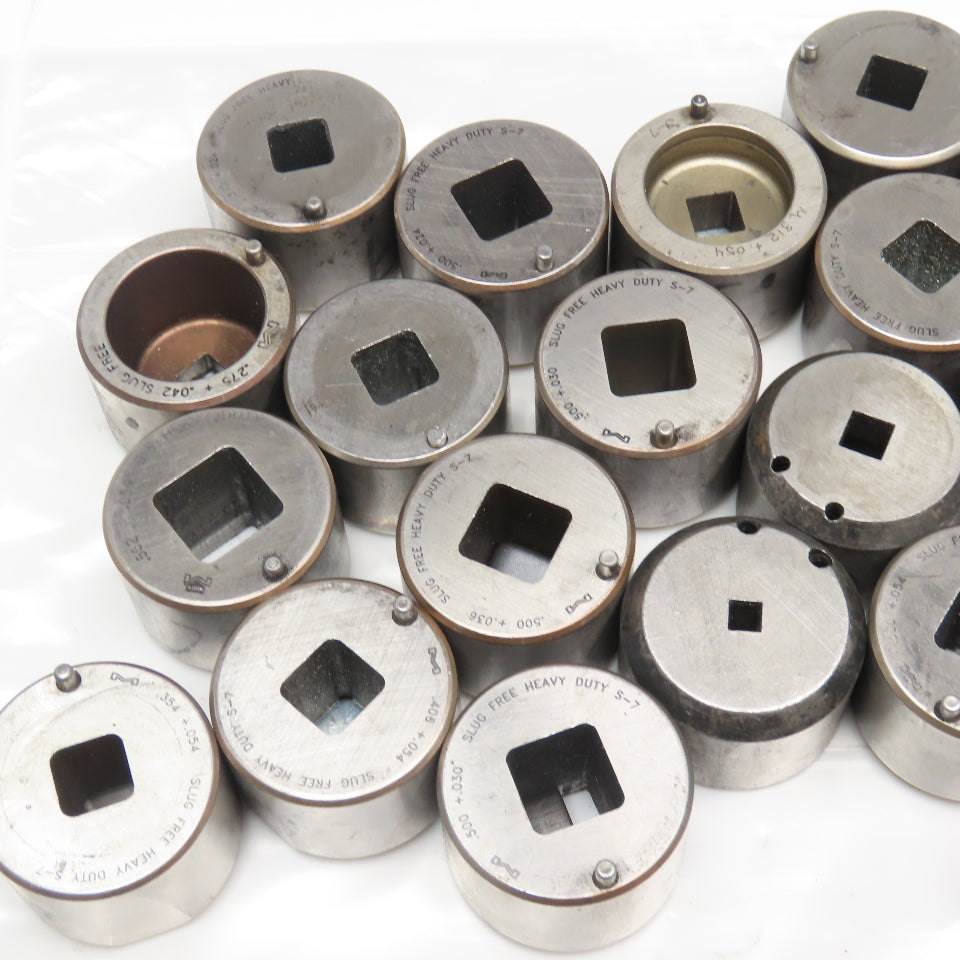 Mate Large Misc. Turret Dies Used Square Lot Of 30+