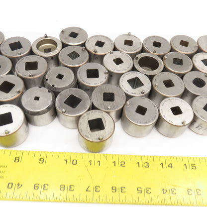 Mate Large Misc. Turret Dies Used Square Lot Of 30+