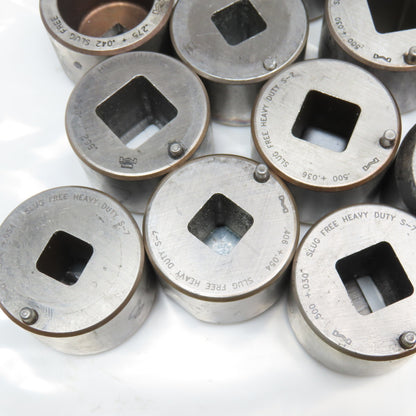 Mate Large Misc. Turret Dies Used Square Lot Of 30+