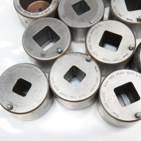 Mate Large Misc. Turret Dies Used Square Lot Of 30+