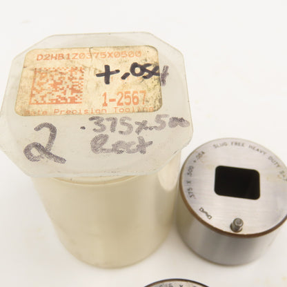 Mate .515 x .625 .375 x .500 Misc. Lot Rectangle CNC Turret Dies Lot Of 7