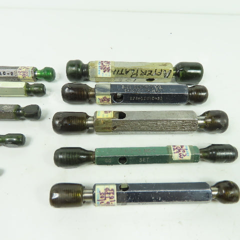 Size Control Thread Plug Gauge Misc. Sizes Lot of 10