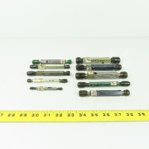 Size Control Thread Plug Gauge Misc. Sizes Lot of 10