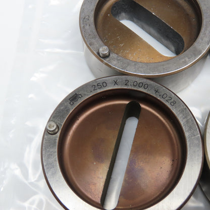 Mate 1.750 1.500 Misc. Oblong CNC Turret Die 2-3/4"OD Lot Of 11