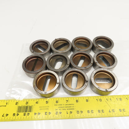 Mate 1.750 1.500 Misc. Oblong CNC Turret Die 2-3/4"OD Lot Of 11