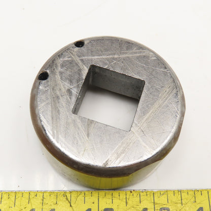 Mate 1.000 +.020 Square CNC Turret Slug Free Die 2-3/4"OD Lot Of 5