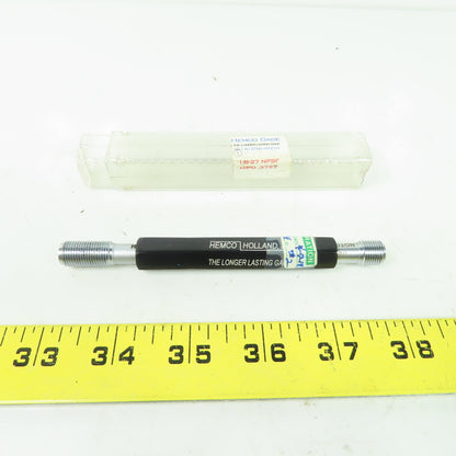 Hemco Thread Plug Gauge 1/8-27 NPTF GO PD .3692 NOT GO PD .3727