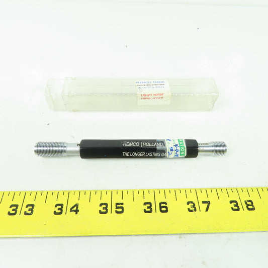 Hemco Thread Plug Gauge 1/8-27 NPTF GO PD .3692 NOT GO PD .3727