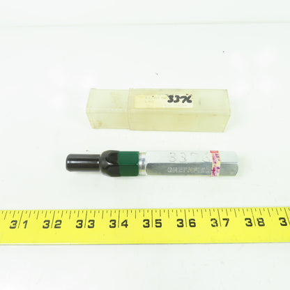 Greenfield 3376 Thread Plug Gauge GO .500 CL-Y