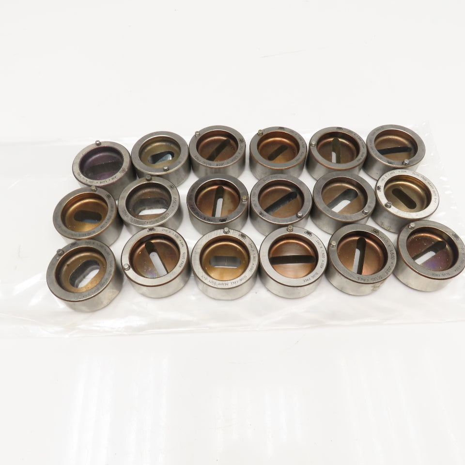 Mate Misc. Lot Oval Oblong Obround CNC Turret Dies 2.250 OD Lot Of 18