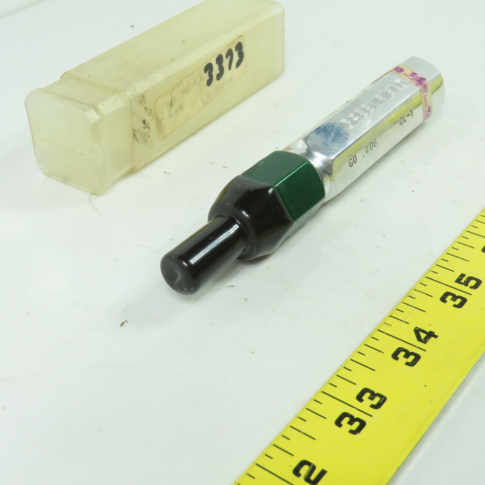 Greenfield 3373 Thread Plug Gauge GO .406 CL-Y