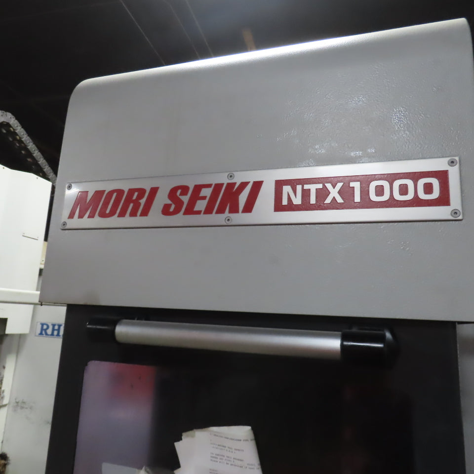 Mori Seiki NTX1000/SZM 5-Axis Dual Spindle CNC Mill-Turn Chip Blaster & Conveyor