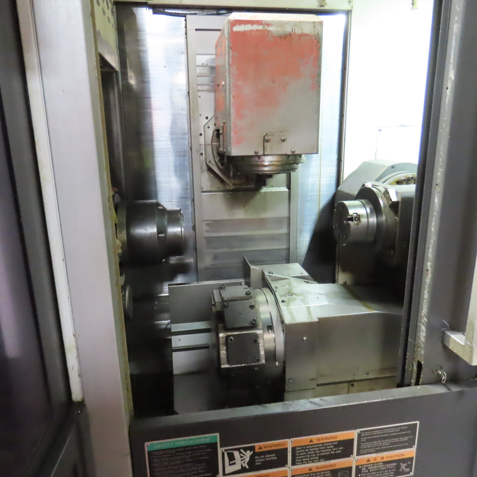 Mori Seiki NTX1000/SZM 5-Axis Dual Spindle CNC Mill-Turn Chip Blaster & Conveyor