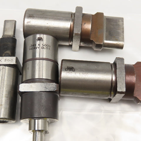 Mate Misc. Oblong Oval CNC Turret Punches Lot Of 8