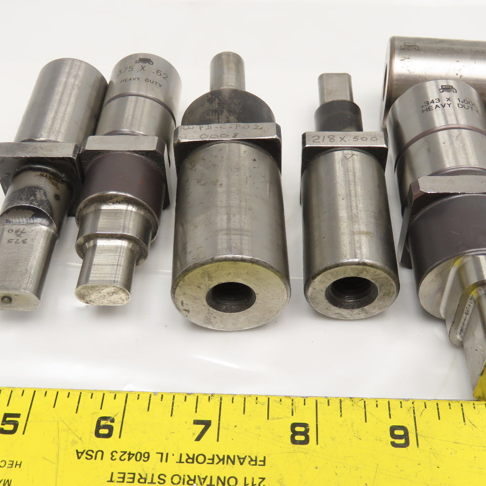 Mate Misc. Oblong Oval CNC Turret Punches Lot Of 8