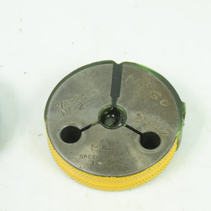 Tread Ring Gauge NO GO 3/8-24 1/2-20 1/4-28 Lot Of 3