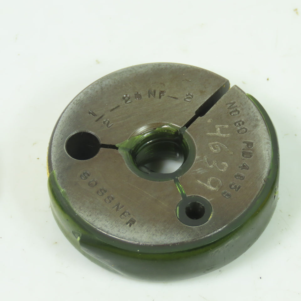 Tread Ring Gauge NO GO 3/8-24 1/2-20 1/4-28 Lot Of 3