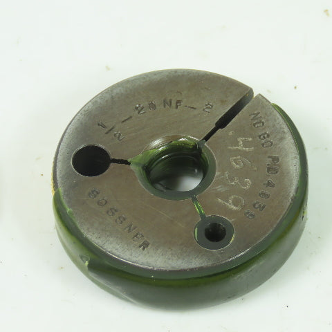 Tread Ring Gauge NO GO 3/8-24 1/2-20 1/4-28 Lot Of 3