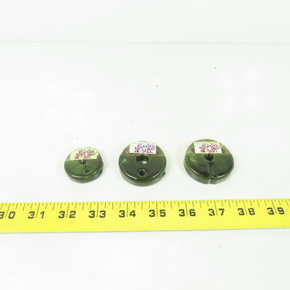 Tread Ring Gauge NO GO 3/8-24 1/2-20 1/4-28 Lot Of 3