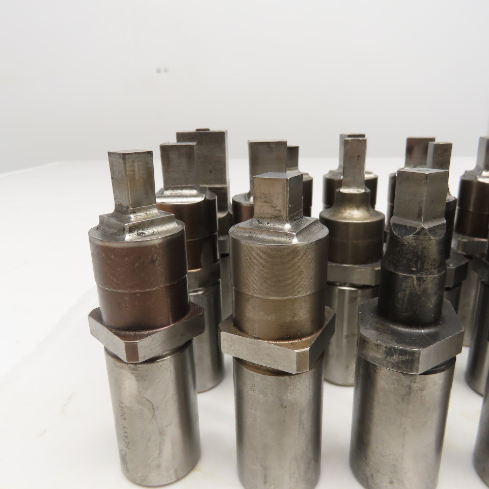 Mate Huge Lot Misc. Square CNC Turret Punches .500 .375 .250 Lot Of