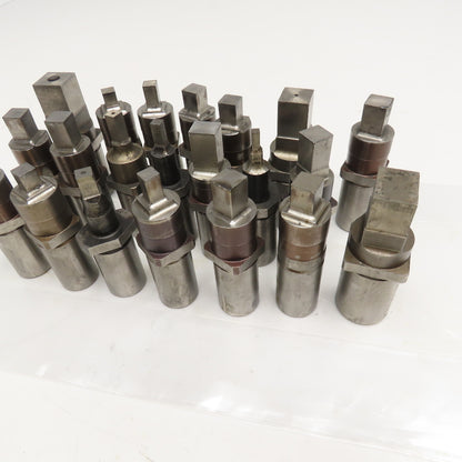 Mate Huge Lot Misc. Square CNC Turret Punches .500 .375 .250 Lot Of