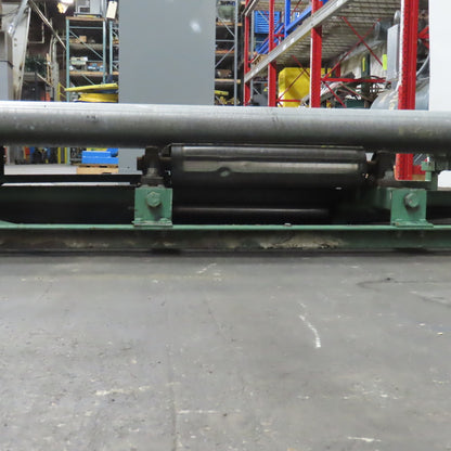 87-1/2" W x 78" L Heavy Duty Gravity Pallet Case Conveyor Section 2.5"OD 83" BF
