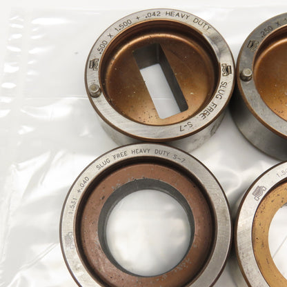 Mate Misc. Lot Round Rectangle CNC Turret Dies 2-3/4" OD Lot Of 6