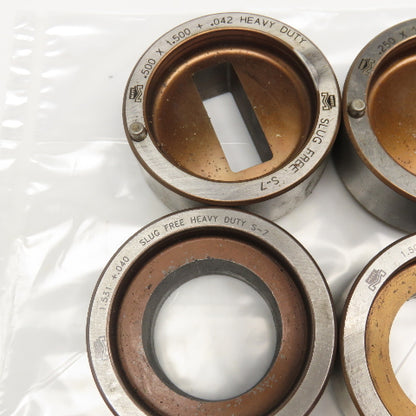 Mate Misc. Lot Round Rectangle CNC Turret Dies 2-3/4" OD Lot Of 6